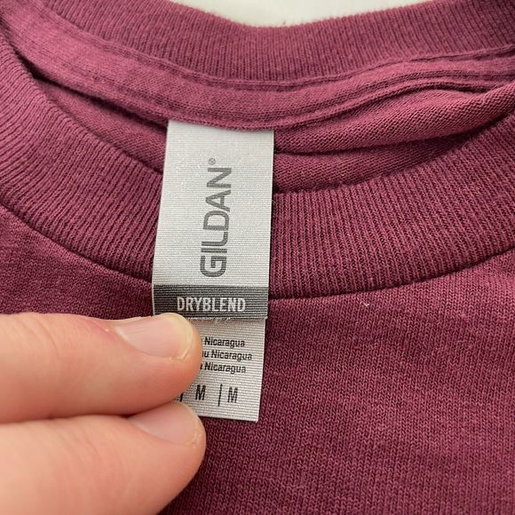 Morningside Mustangs Super Fan T-Shirt, Gildan Dryblend, Medium, Maroon, - Picture 5 of 8